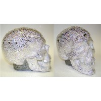 "Хрустальный череп", 15000 кристаллов, 23 х 15 х 17 см
