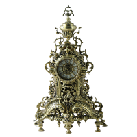 Декоративные бронзовые часы "Перфорадо", выс.49см