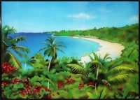 Картина Сваровски "Тропический рай", 50 х 70 см