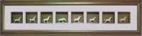Интерьерная картина Фен-Шуй "Лошади", 150х30см
